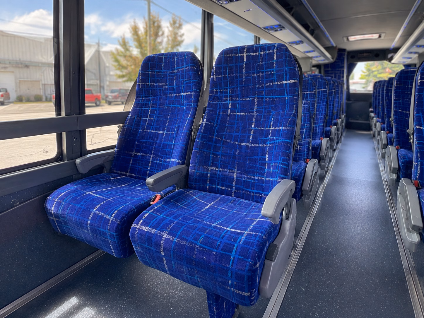 boston charter bus rental inside
