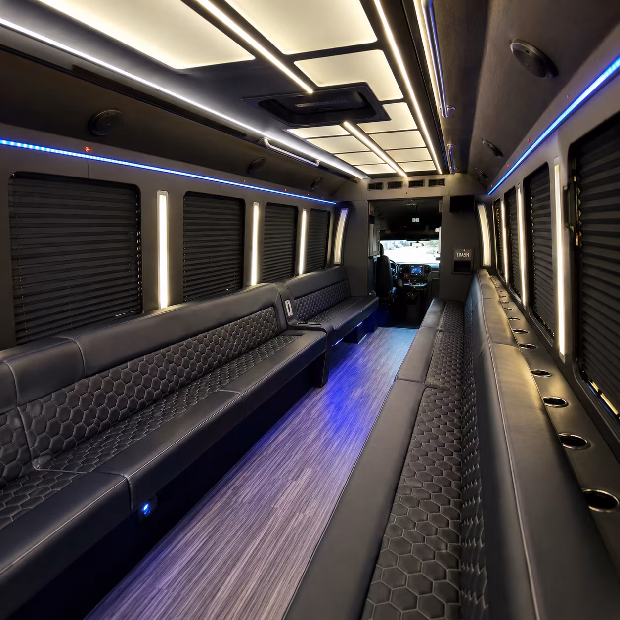 lawrence night on town party bus rental