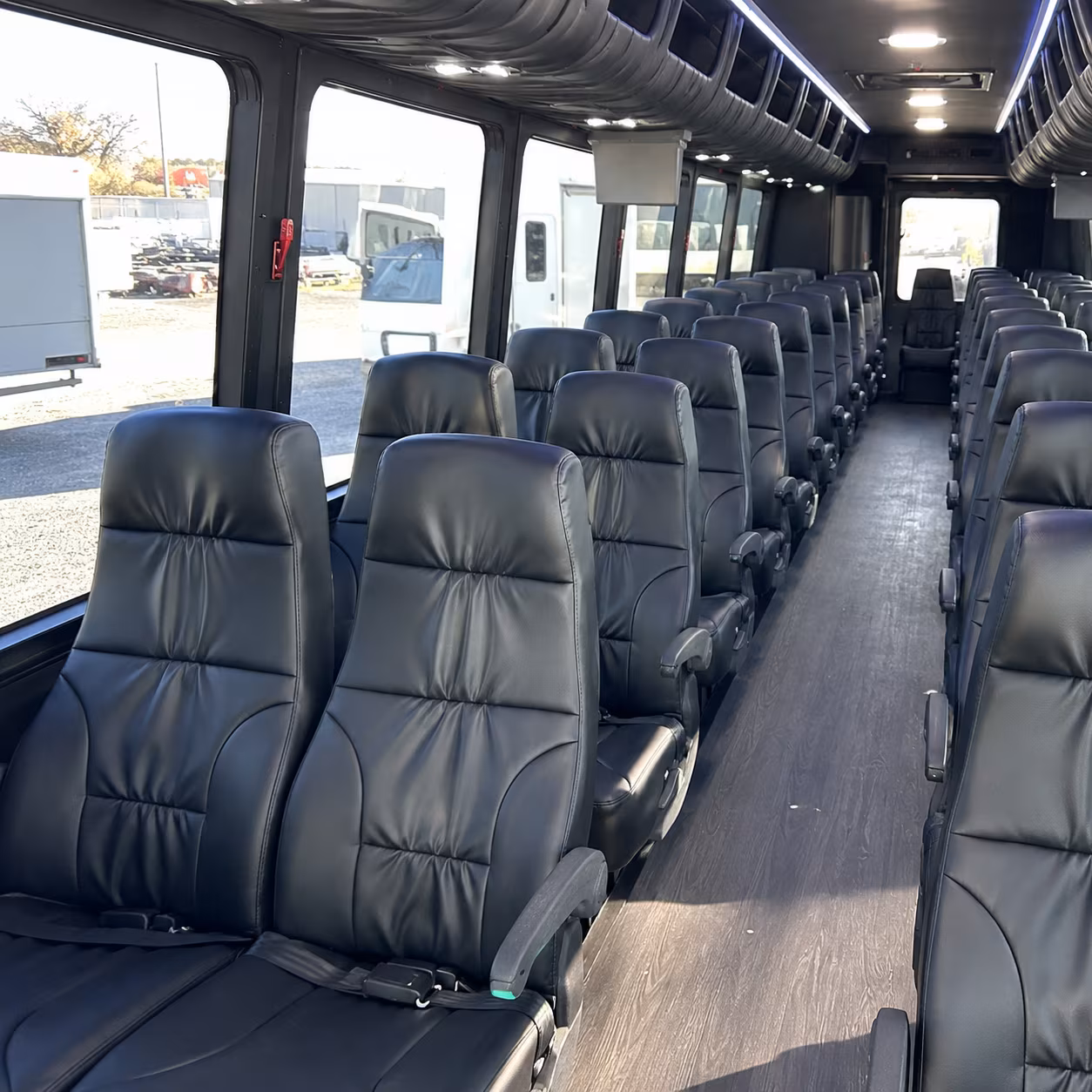 lawrence school event transportation onboard seating