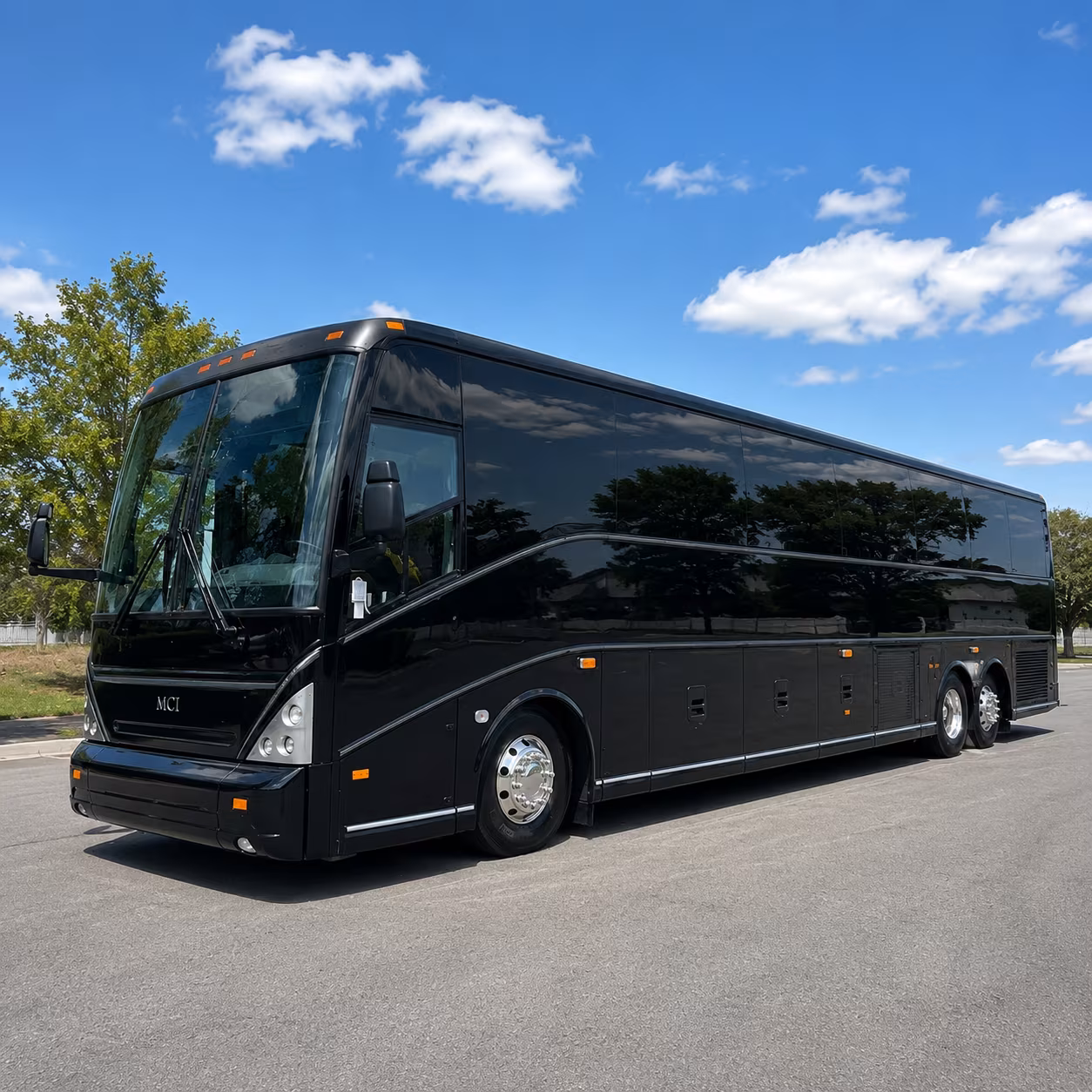 lynn charter bus rental exterior