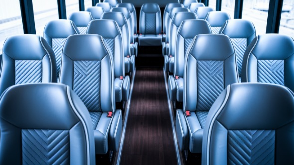 35 passenger minibus inside lowell