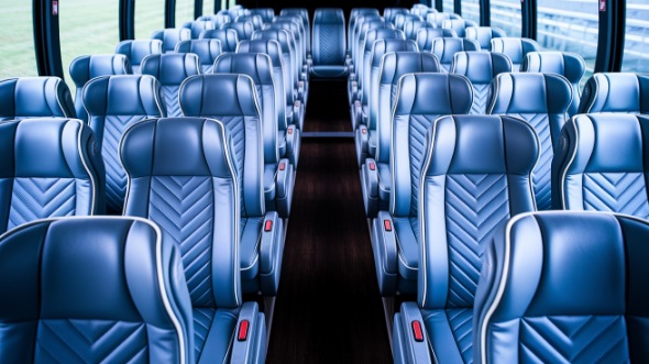 55 passenger charter bus interior